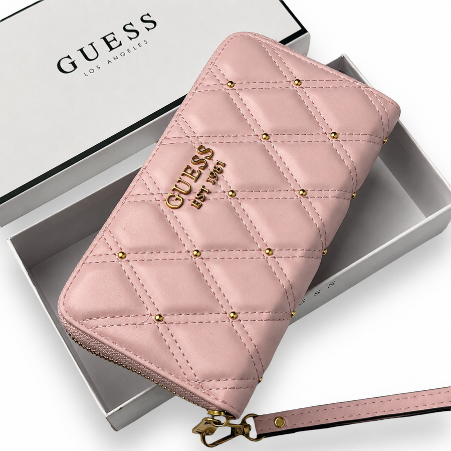 Quilted Pink Women Wallet