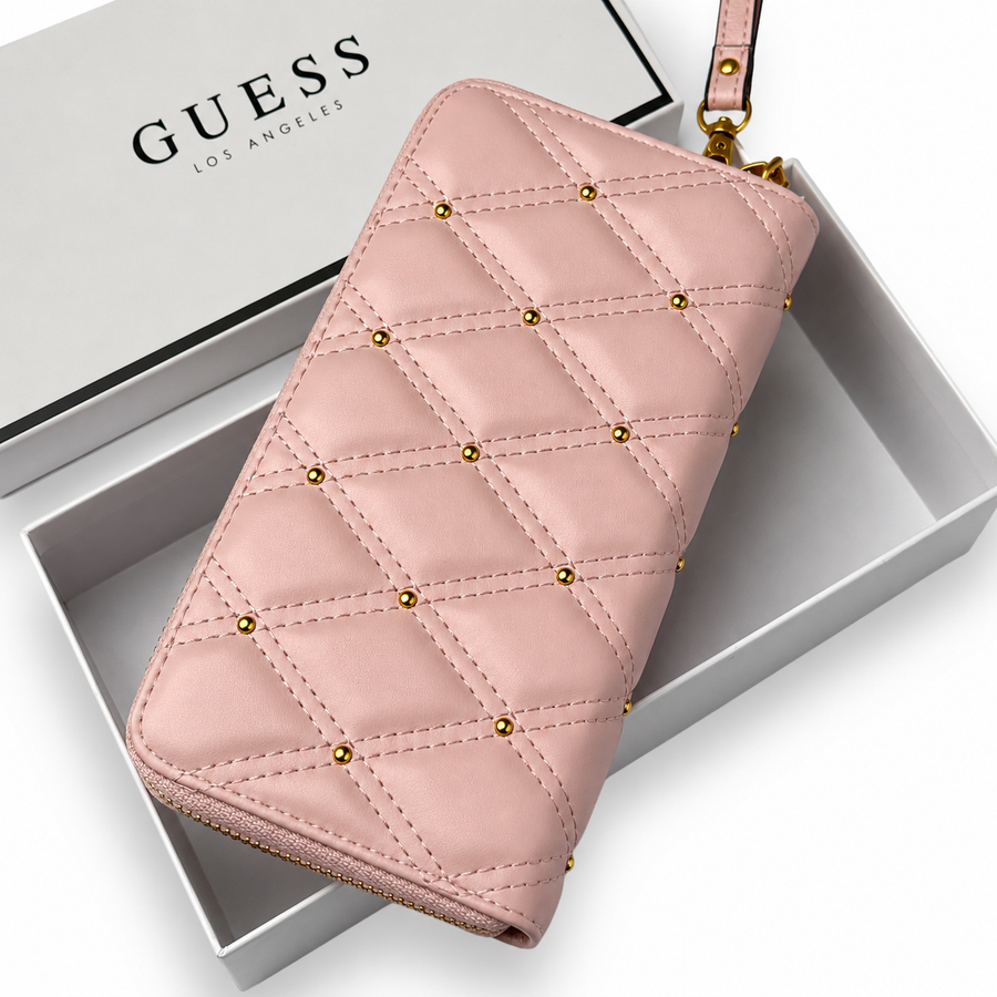 Quilted Pink Women Wallet