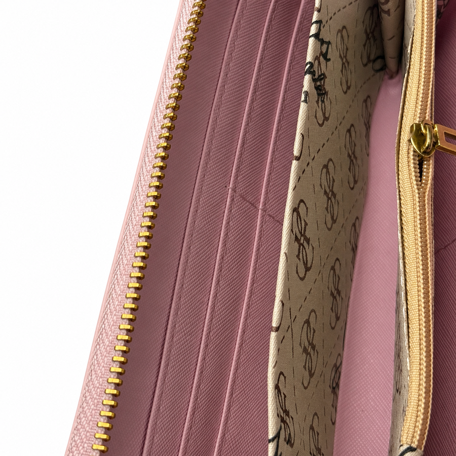 Quilted Pink Women Wallet