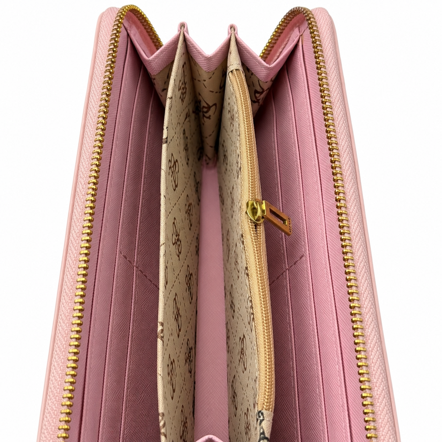 Quilted Pink Women Wallet