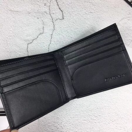 Men’s Small Leather Wallet – Black