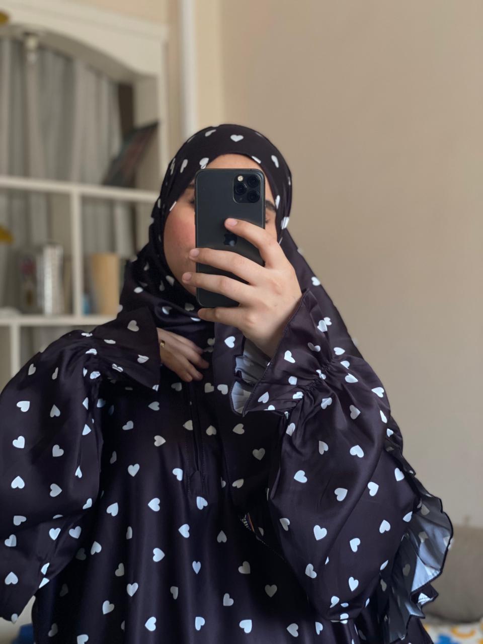 اسدال قلوب ستان لون اسود
