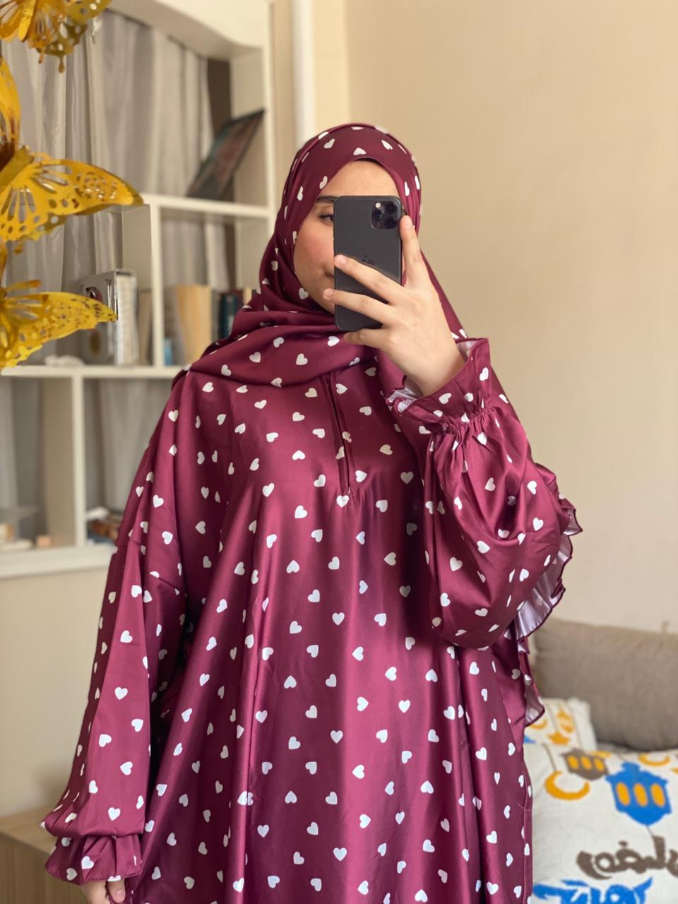 اسدال قلوب ستان لون برجاندي