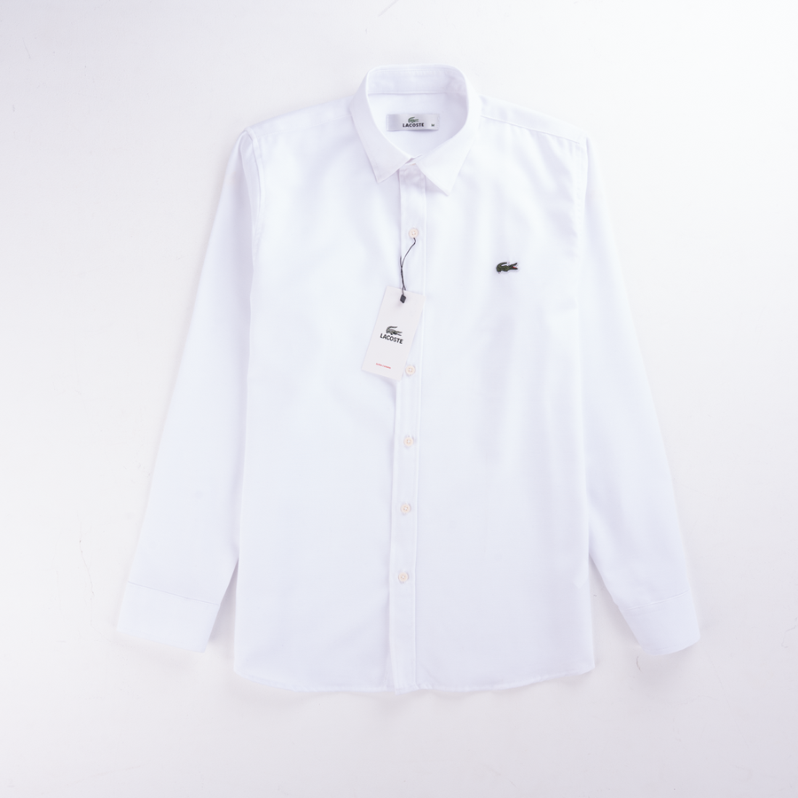 Lacoste Cotton Shirt — Regular Fit