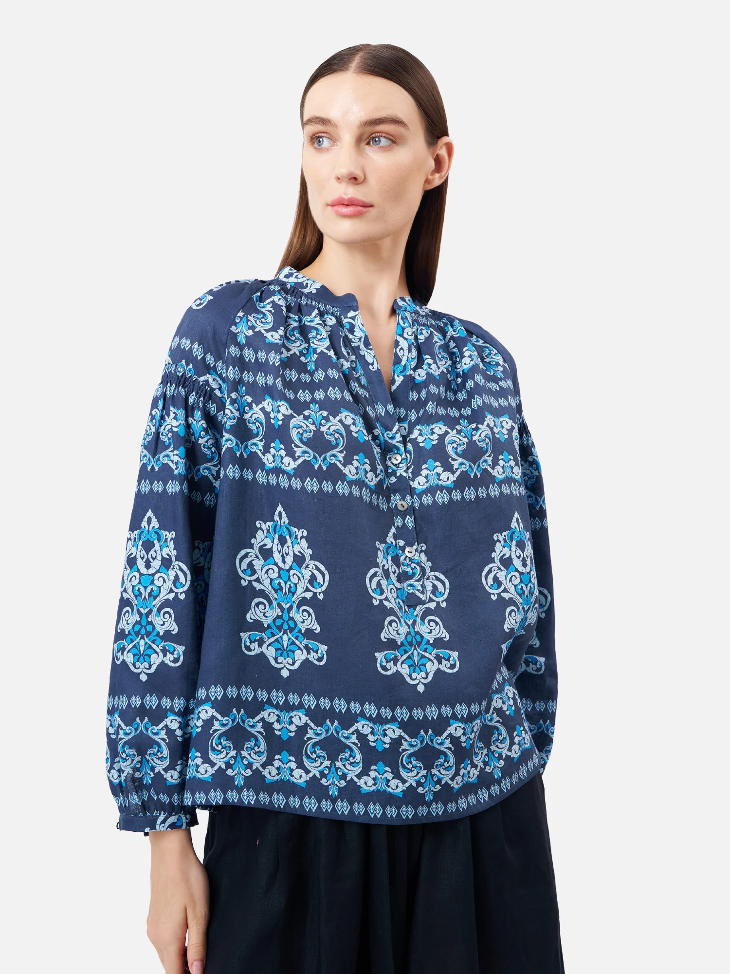 Ancient Indian Raglan Blouse