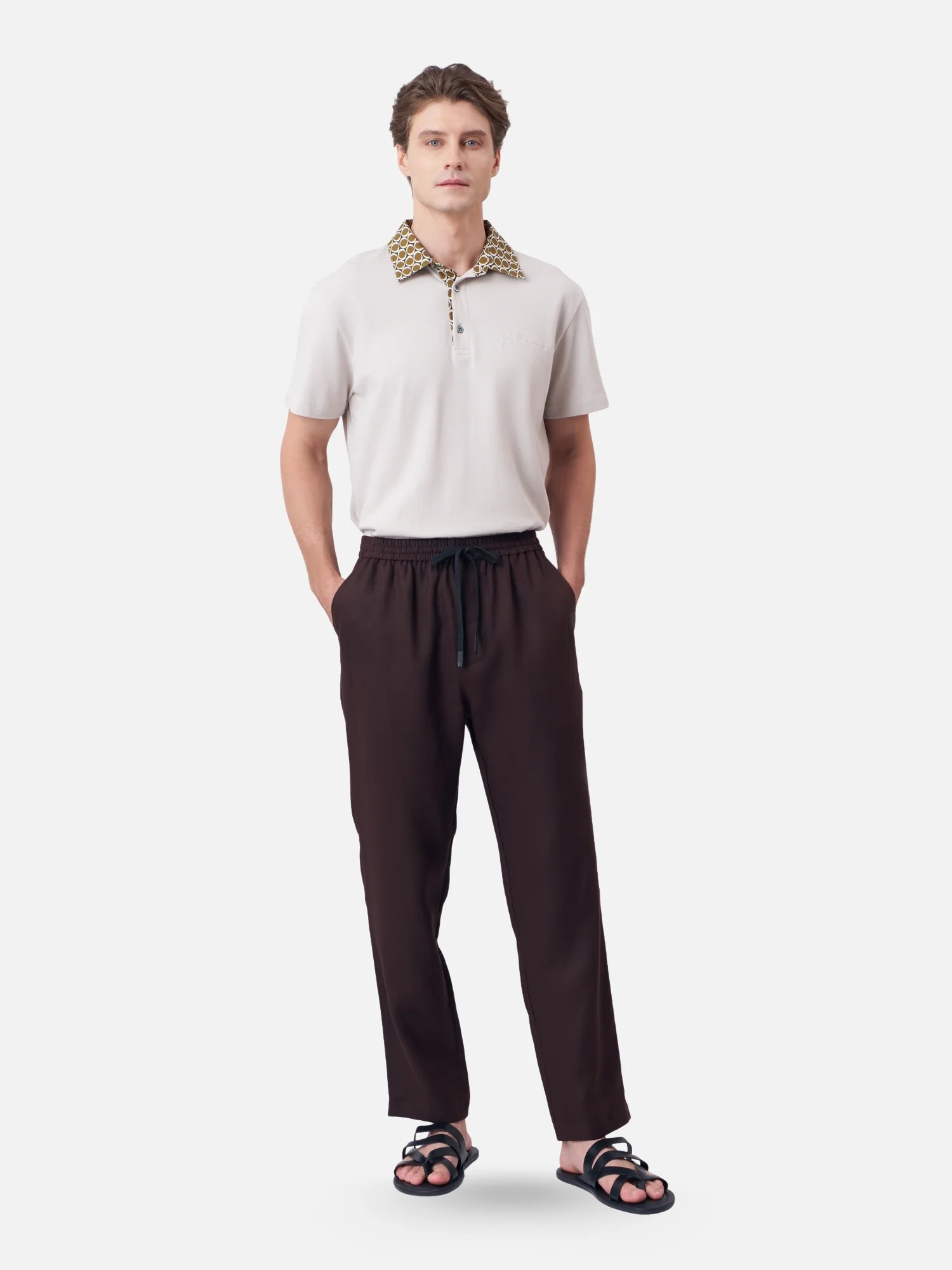 Relaxed Linen Waist Trousers