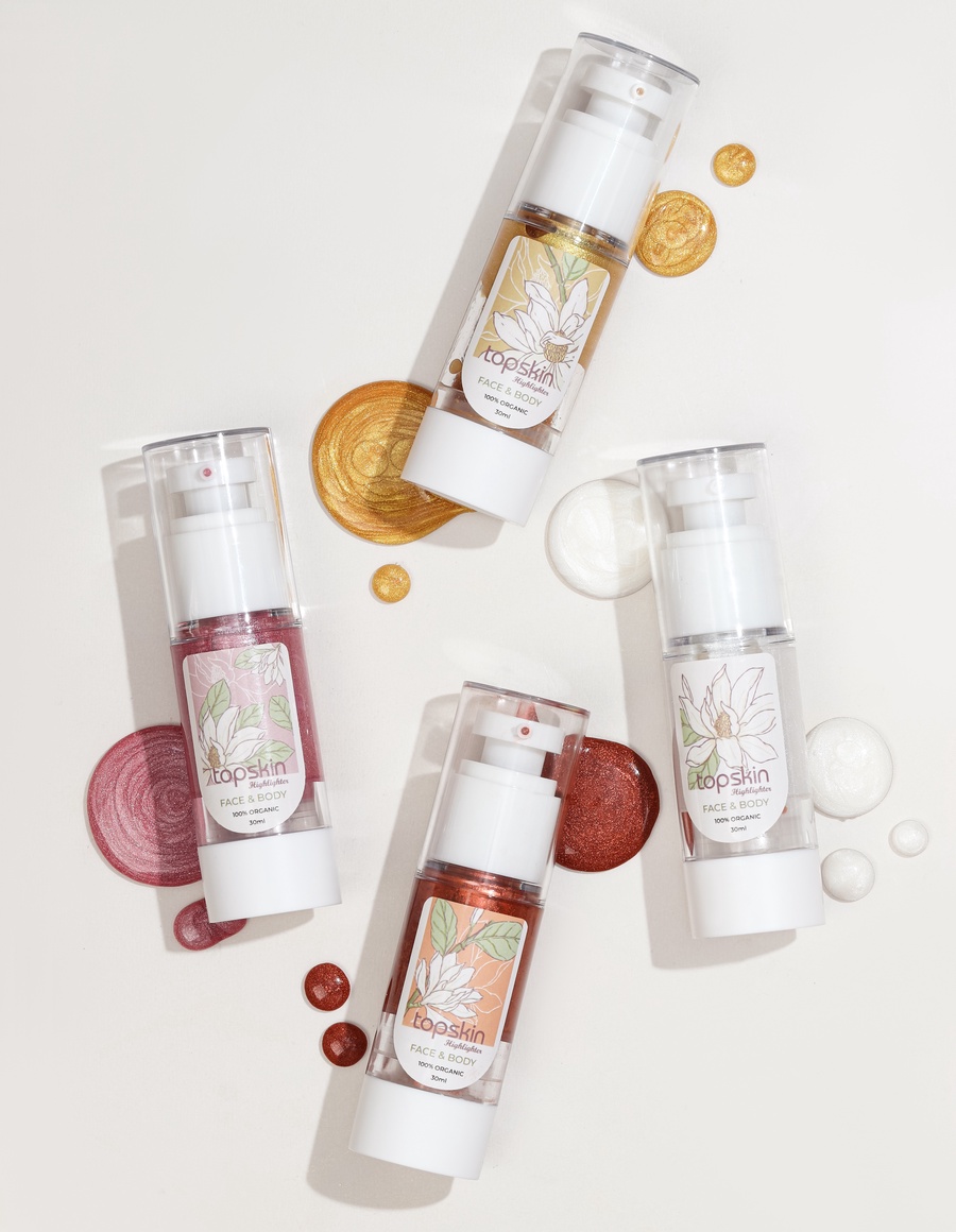 هايلايتر ليكويد للوجه والجسم Organic Face & Body Liquid Highlighter 30ml