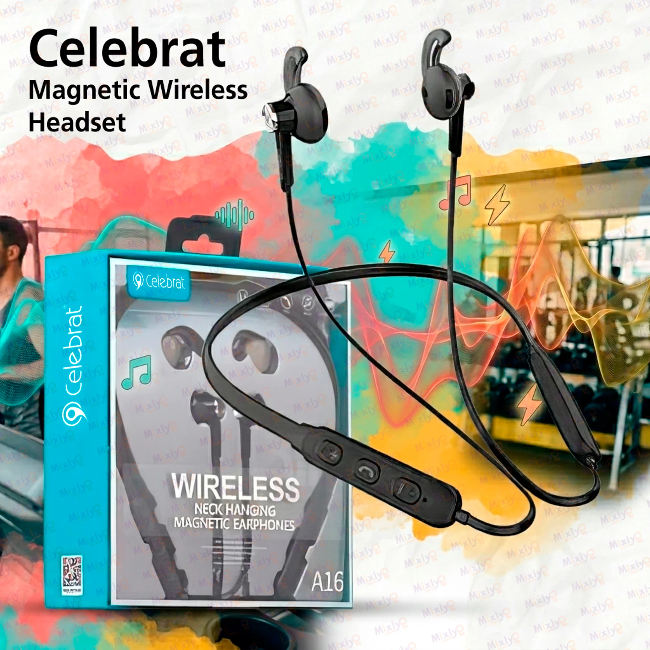 Celebrat Magnetic Wireless Headset