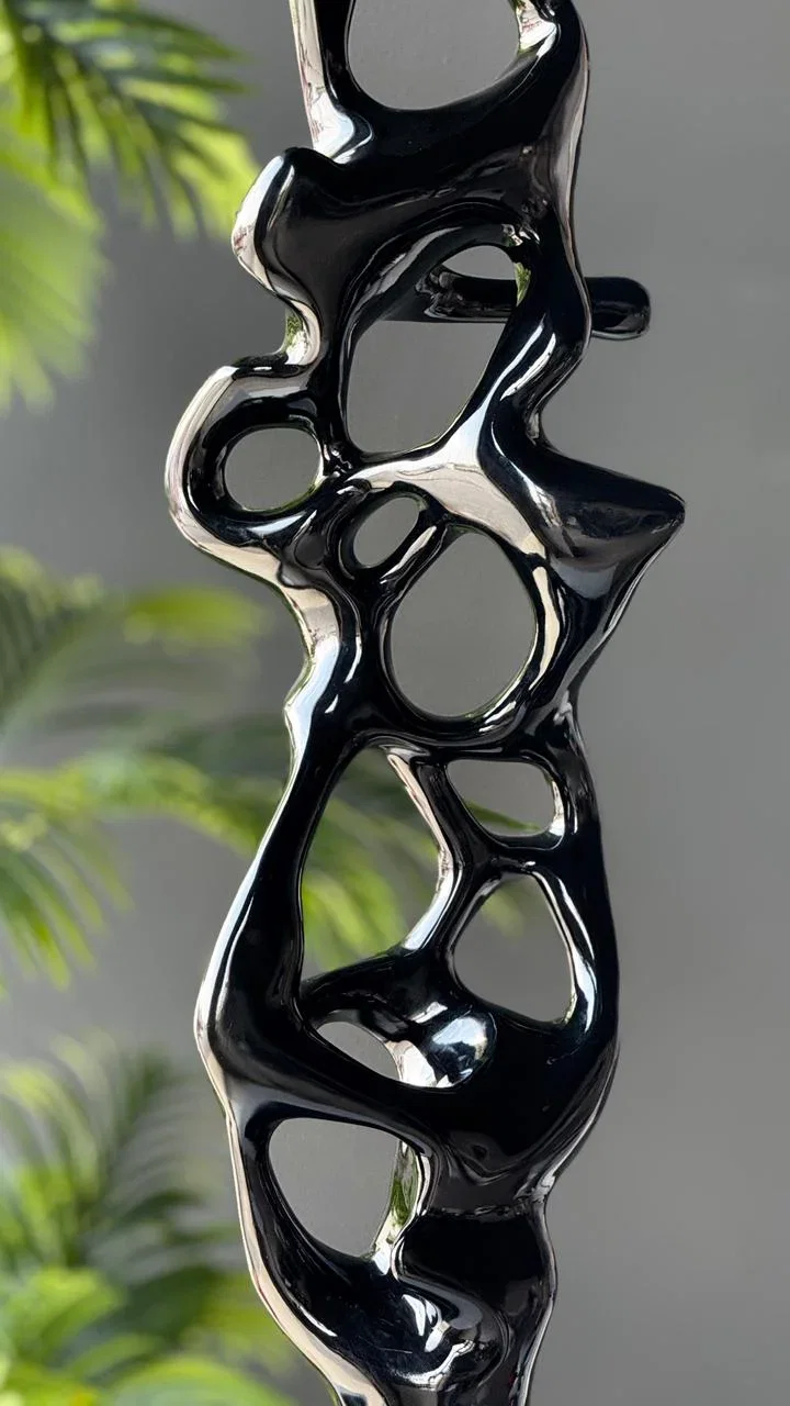Black Stone Base Sculpture