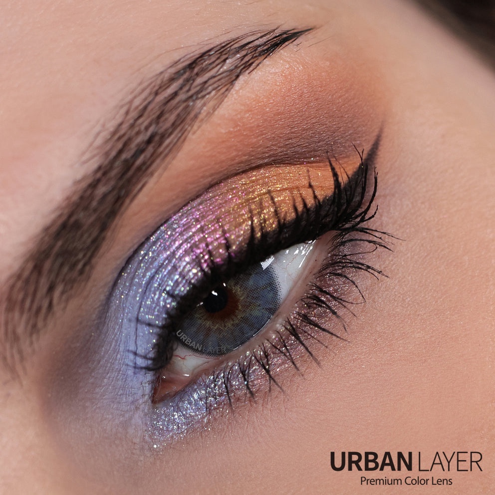 Berkeley Blue Urban Layer Contact Lenses | One Year