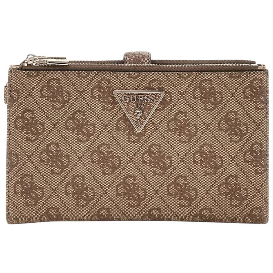 Women’s Wristlet Wallet Organizer with Gold Triangle Hardware