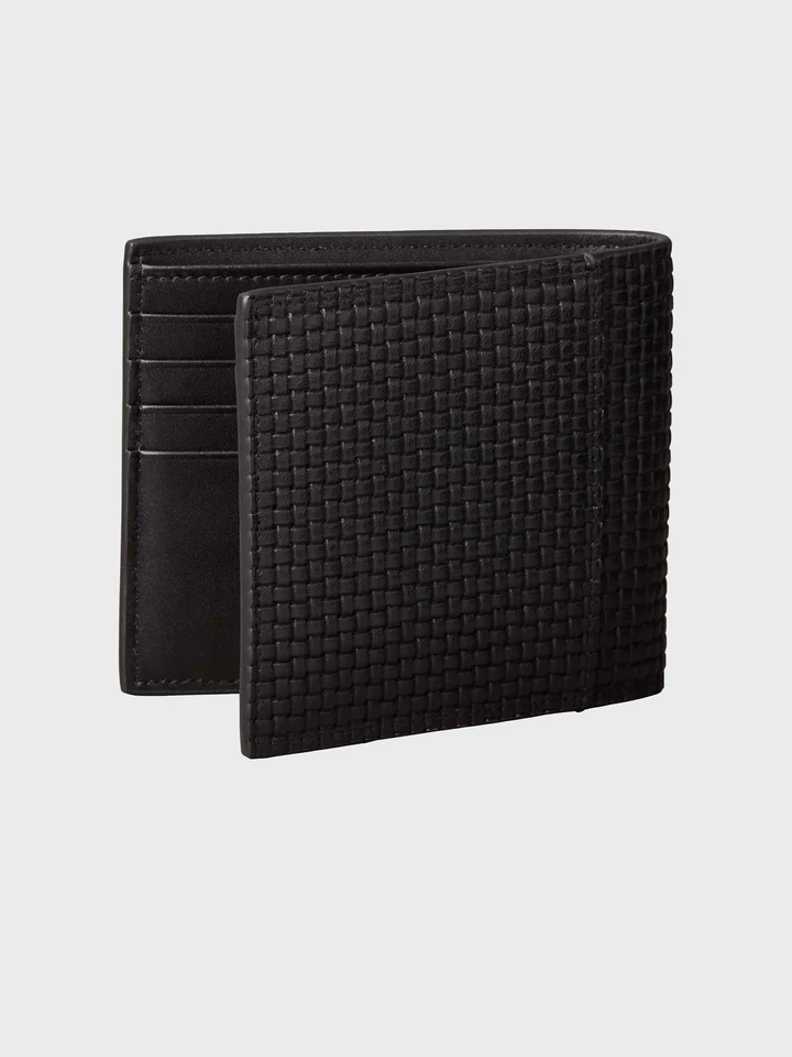 Jeans - Men's Embossed Woven Billfold Coin Wallet