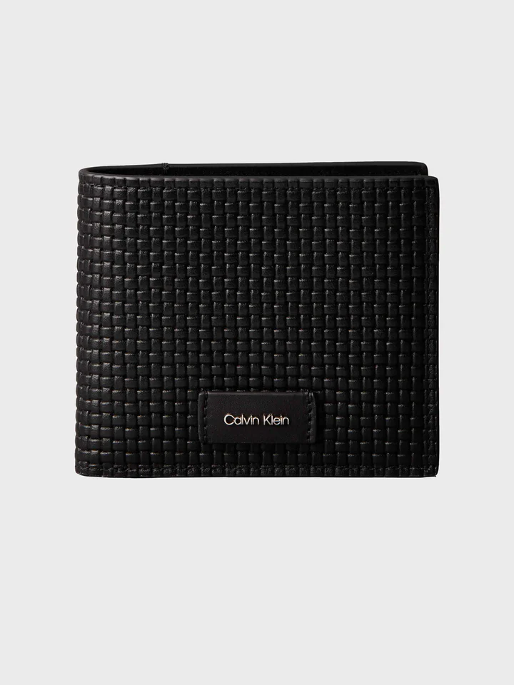 Jeans - Men's Embossed Woven Billfold Coin Wallet