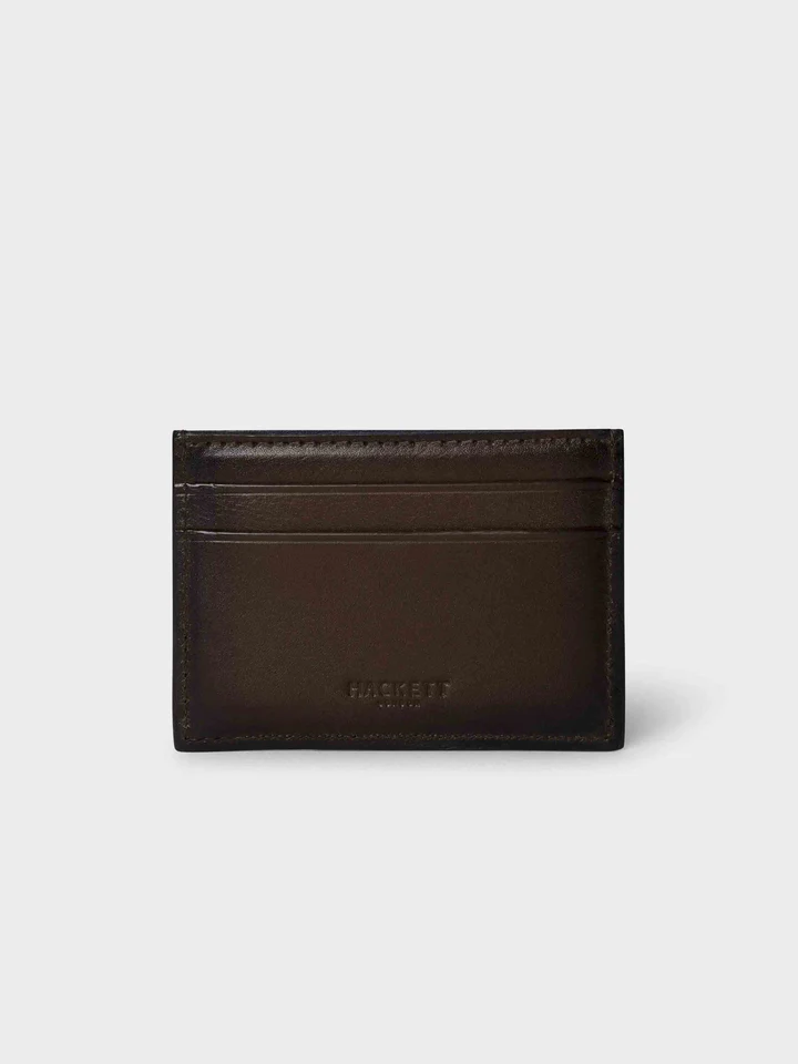 Men's Leather Card Holder With Embossed