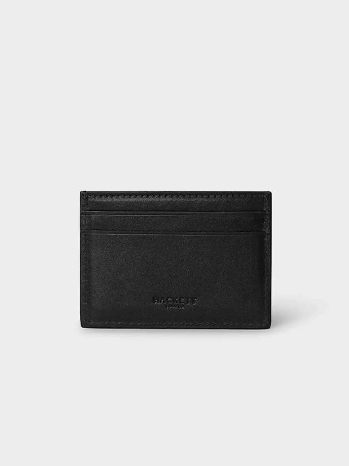 Men's Leather Card Holder With Embossed