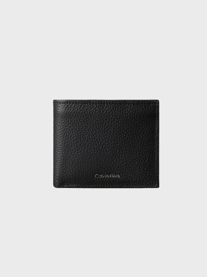  Men's Wallet Leather Billfold W Zip Coin