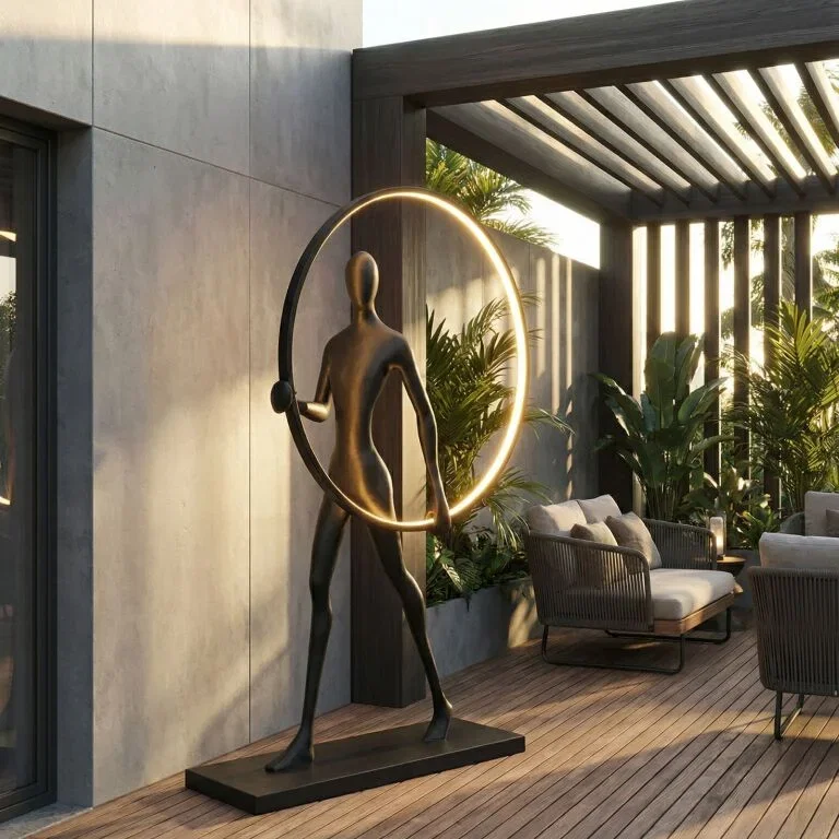 Horizon Walker Sculptural Floor Light