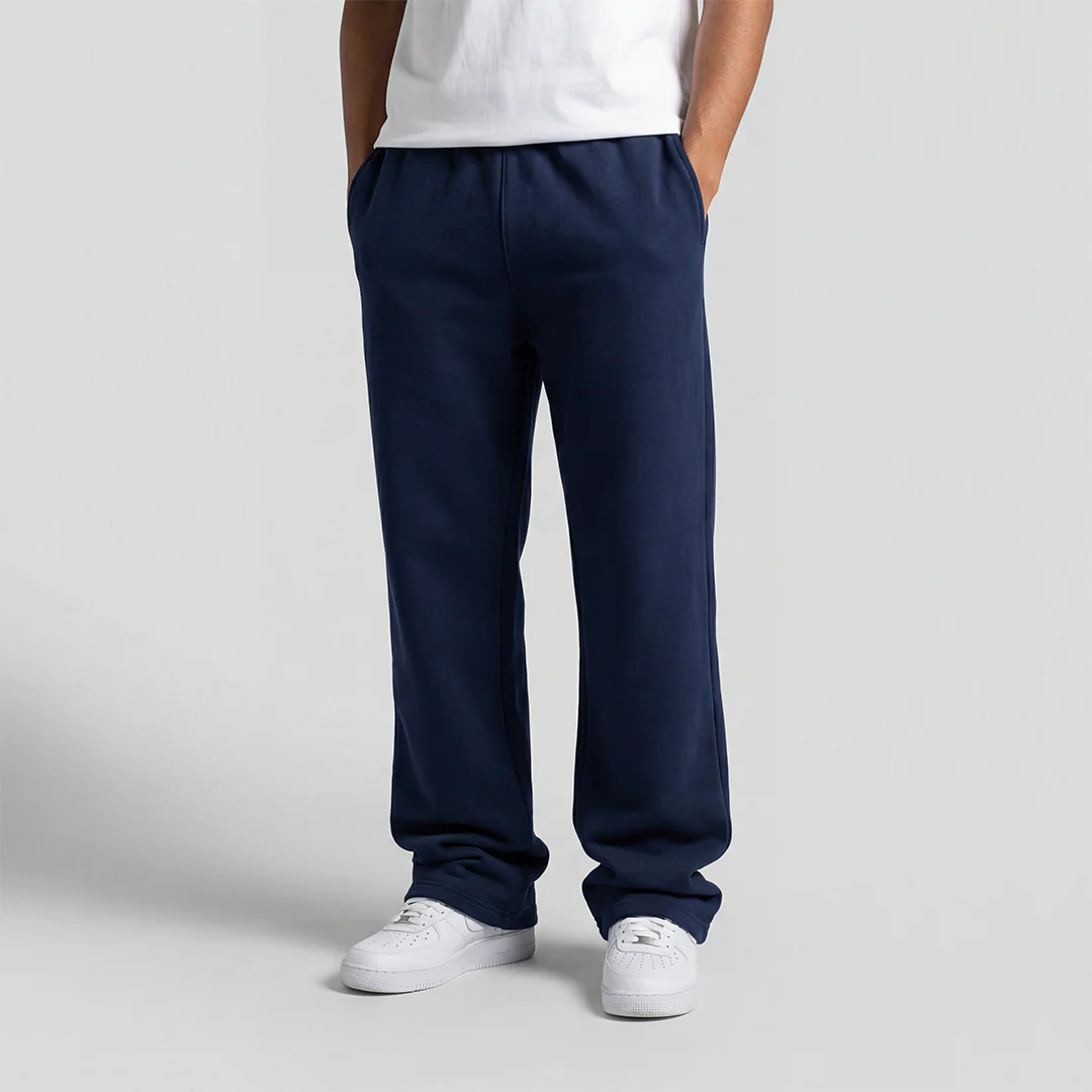 Wide-Leg Sweatpants  Navy