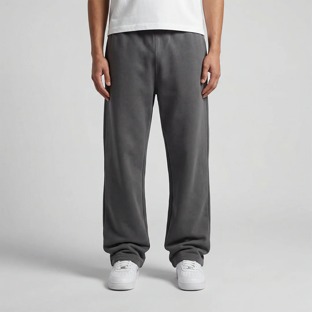 Wide-Leg Sweatpants  Gray