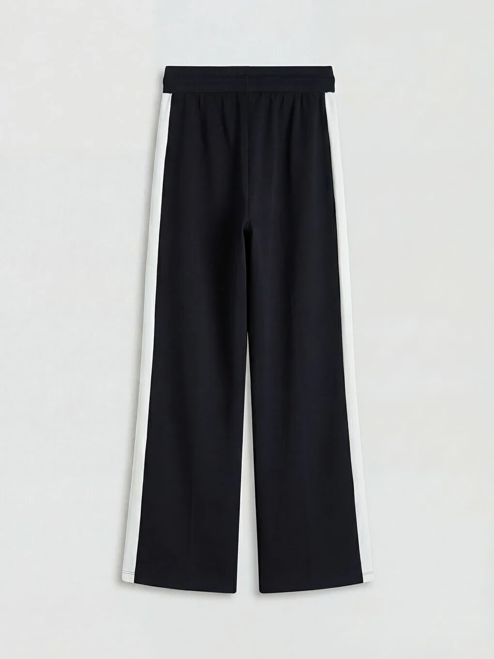  Stripe Detailed Women's Sweatpants New Black