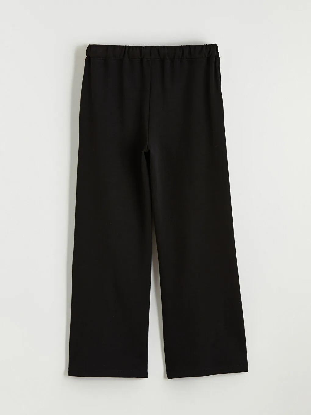 Elastic Waist Wide Leg Jogger Sweatpants