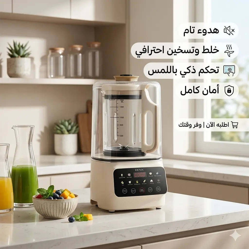خلاط QuietMix Pro الذكي - اخلط بهدووووء