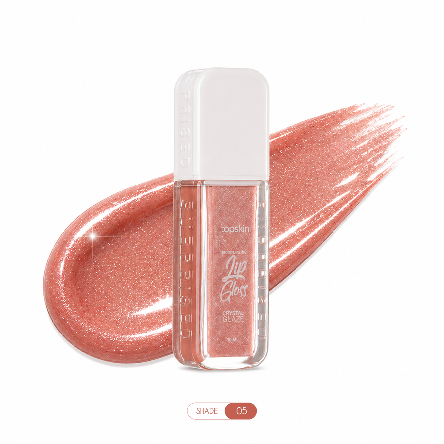 Lip Gloss Shimmer Crystal Glaze - 10ML