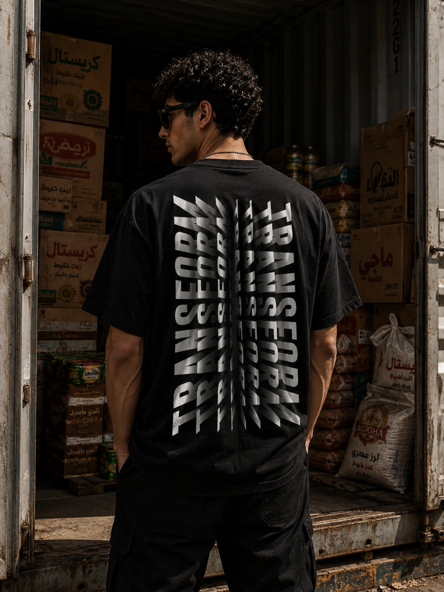 تيشيرت Transfer Vision رجالي | تصميم Typographic عصري وخامة مريحة
