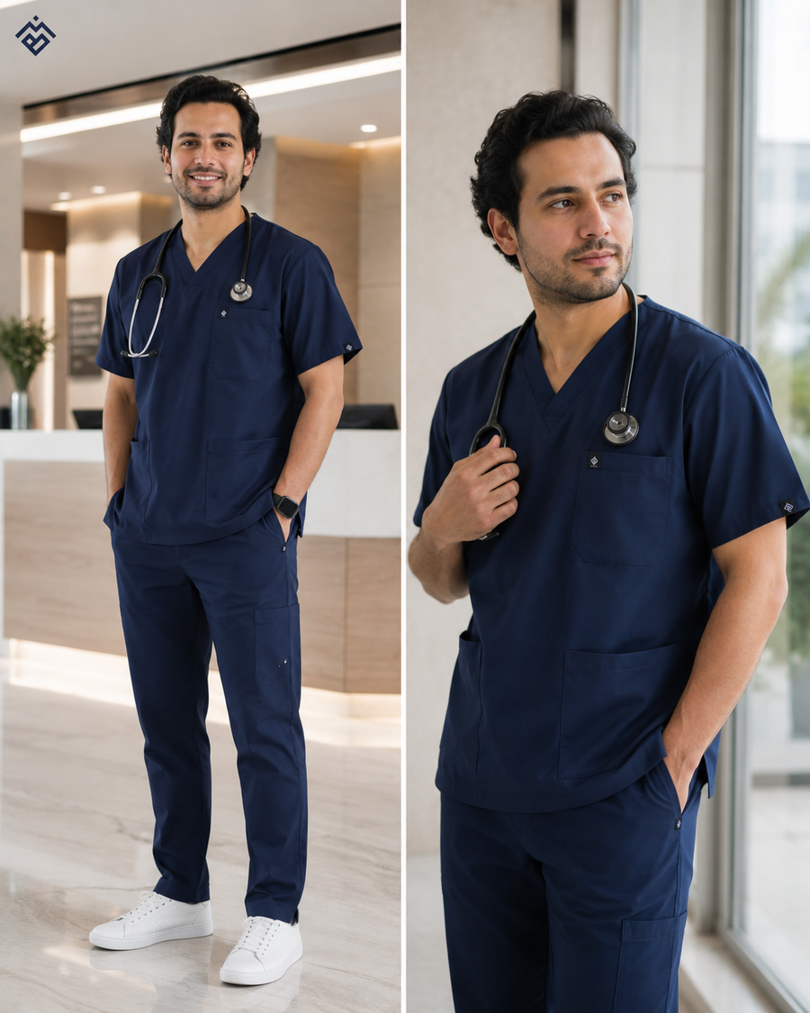BM Scrup Set Navy 