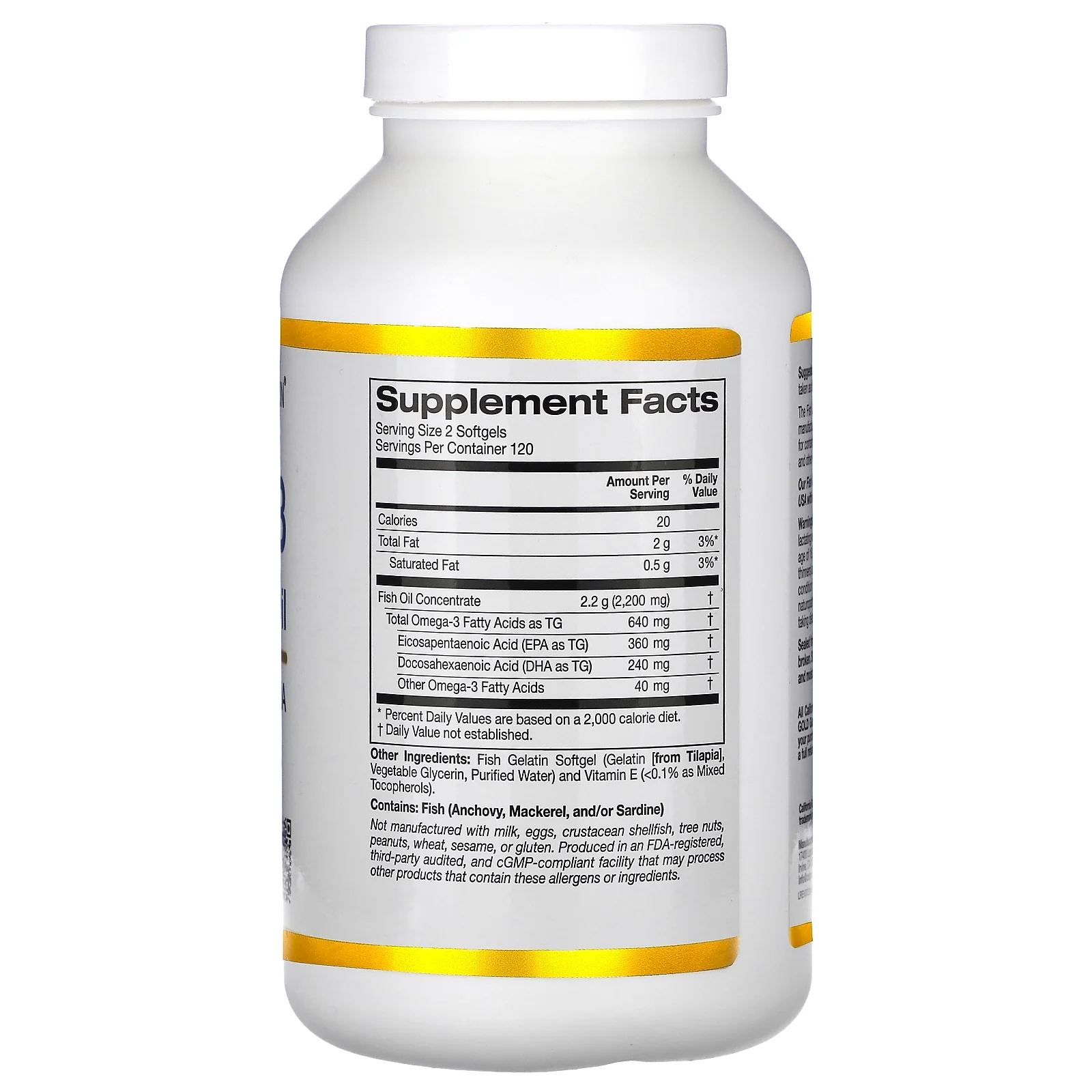  California Gold Omega 3