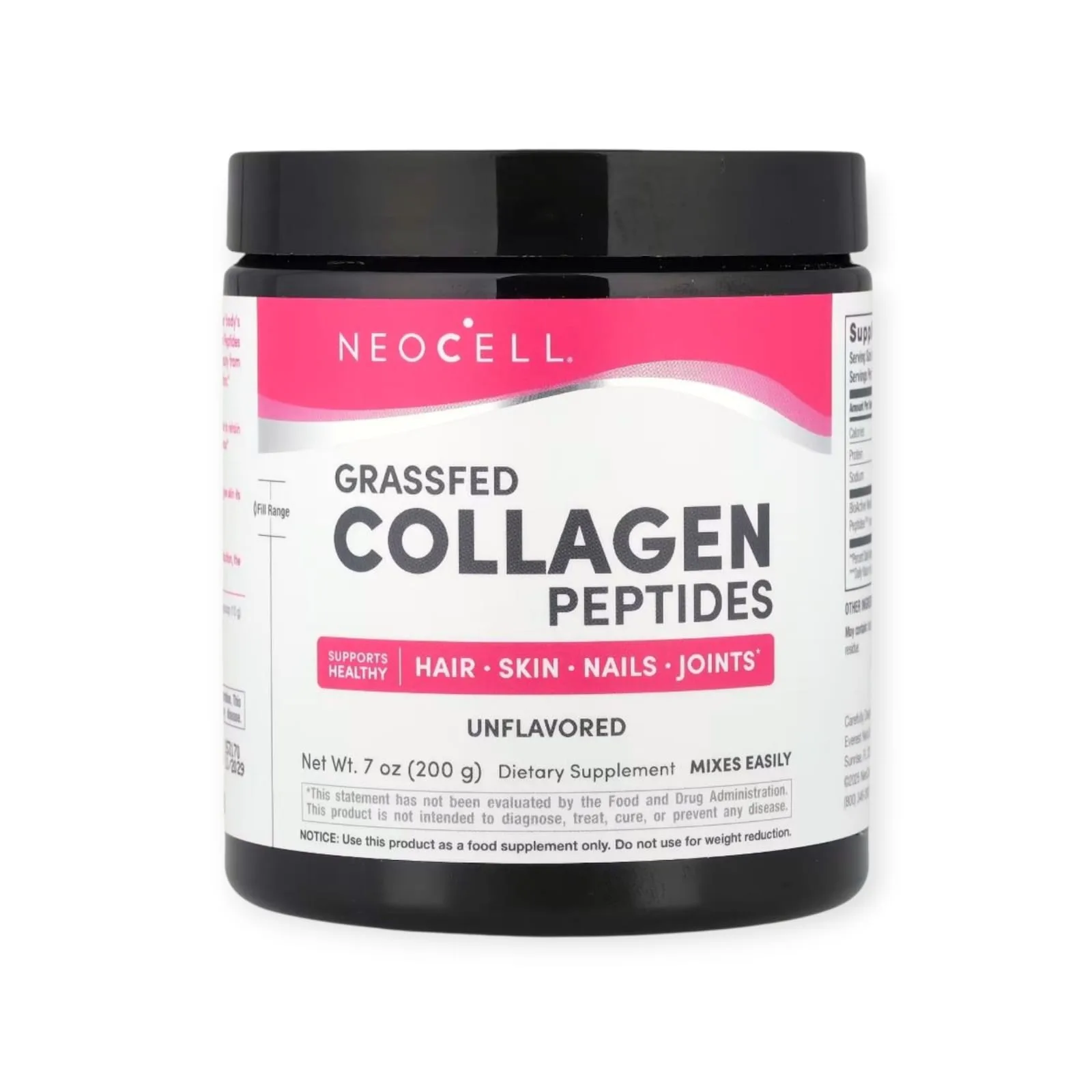 Neocell Grassfed Collagen Peptides, 7 oz (200 g) Powder