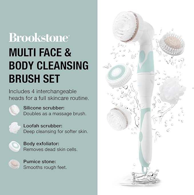 Electric Body Brush 4 in 1  - فرشاة تنظيف الجسم والاستحمام 4 في 1