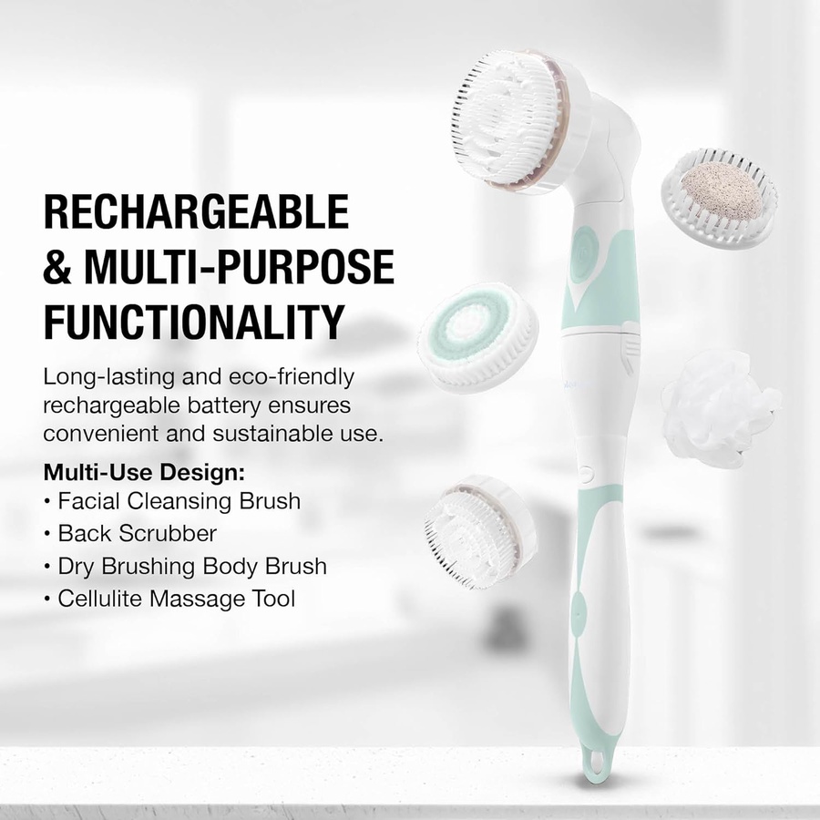 Electric Body Brush 4 in 1  - فرشاة تنظيف الجسم والاستحمام 4 في 1