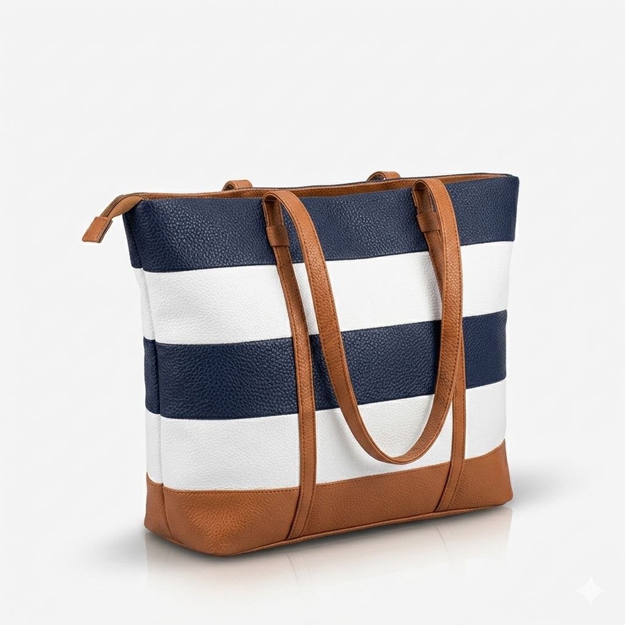شنطة حريمي جلد كروس وكتف ستايل Radley London مخططة – Women Leather Crossbody Shoulder Bag