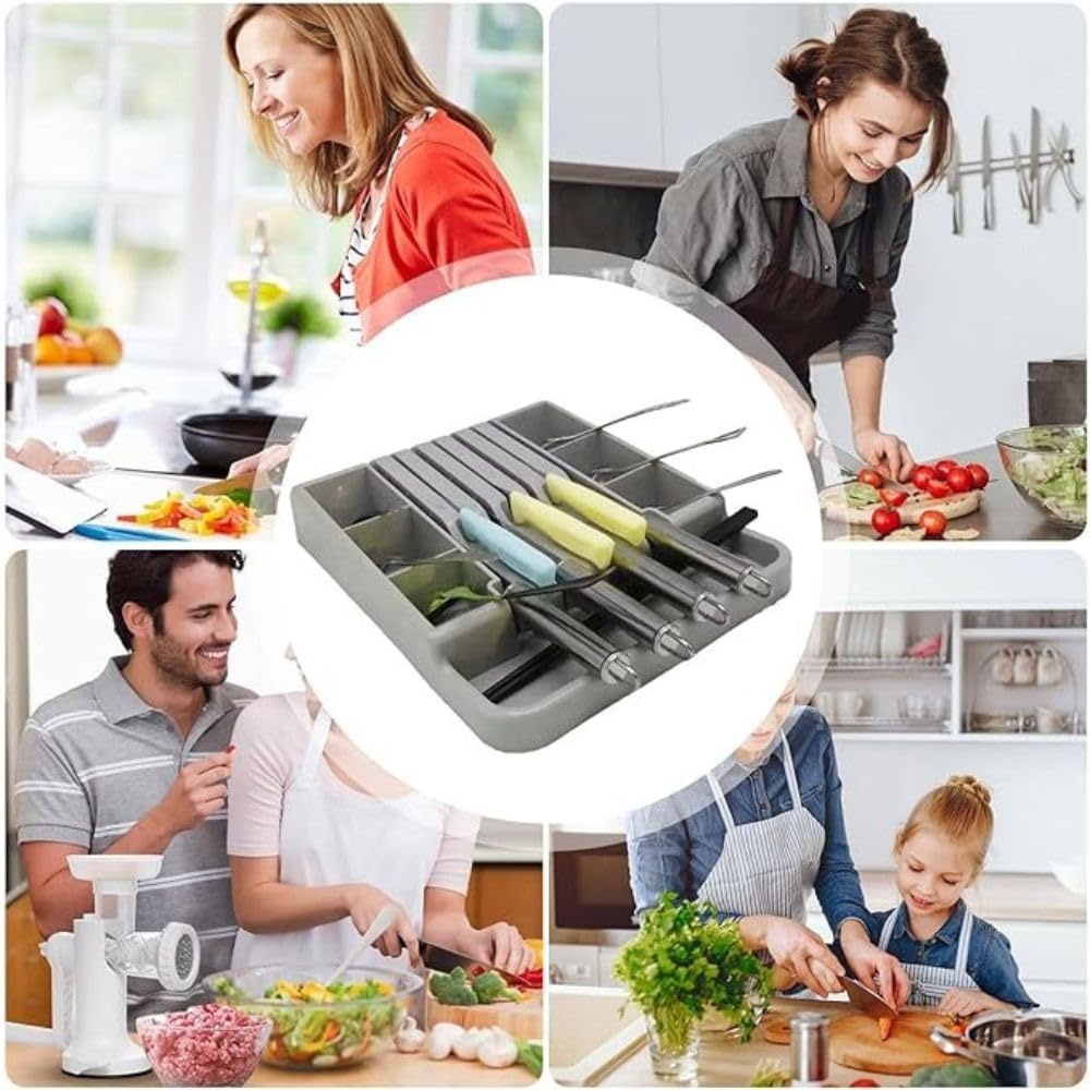 Kitchen Knife Organizer - منظم سكاكين المطبخ