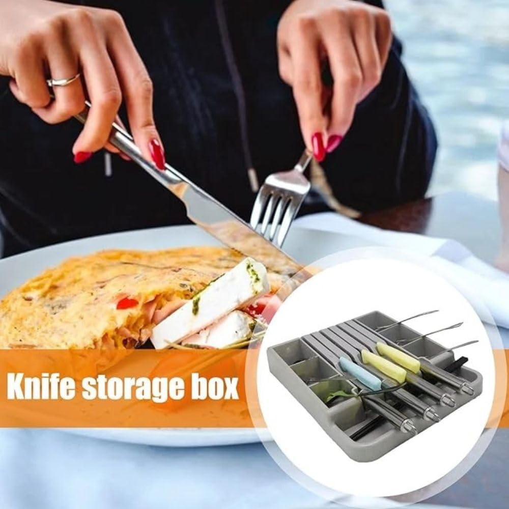 Kitchen Knife Organizer - منظم سكاكين المطبخ