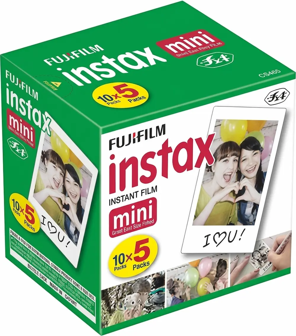 فيلم فوجي إنستاكس ميني الأصلي 10 صور – متوافق مع كاميرات Instax Mini