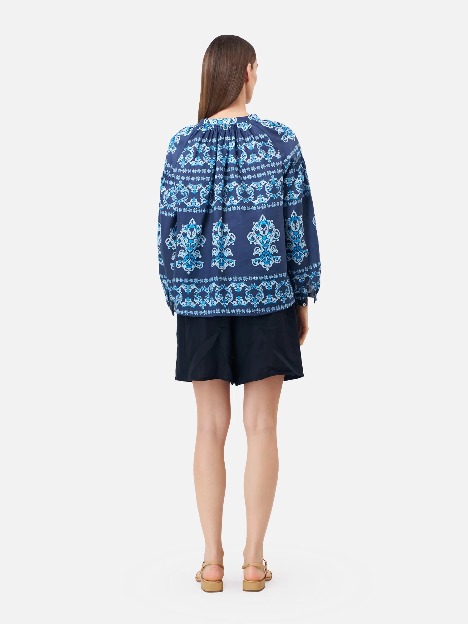 Ancient Indian Raglan Blouse