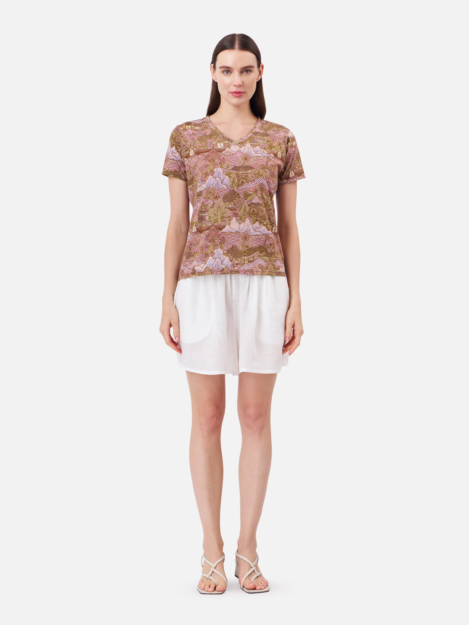 Ayothaya V-Neck Tee