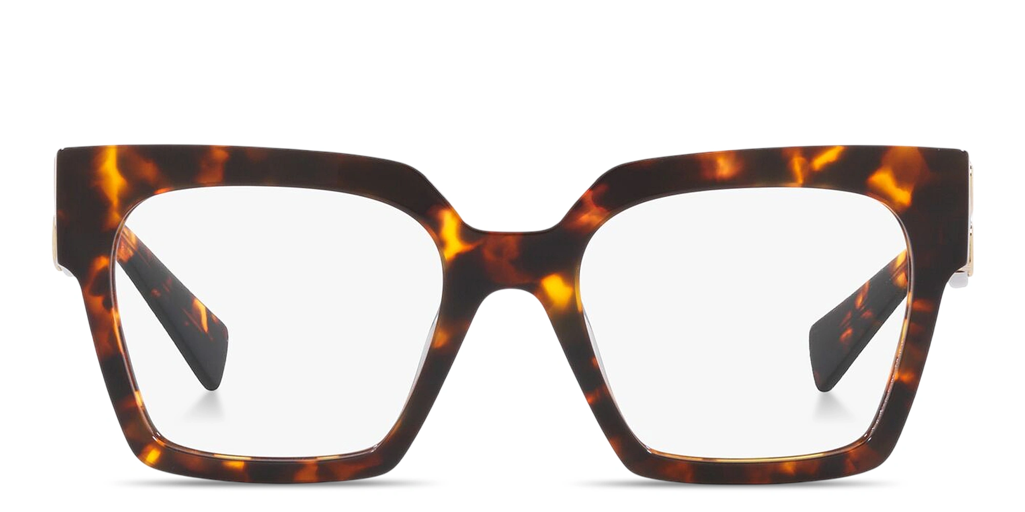 MIU MIU Vertical Logo Square Eyeglasses