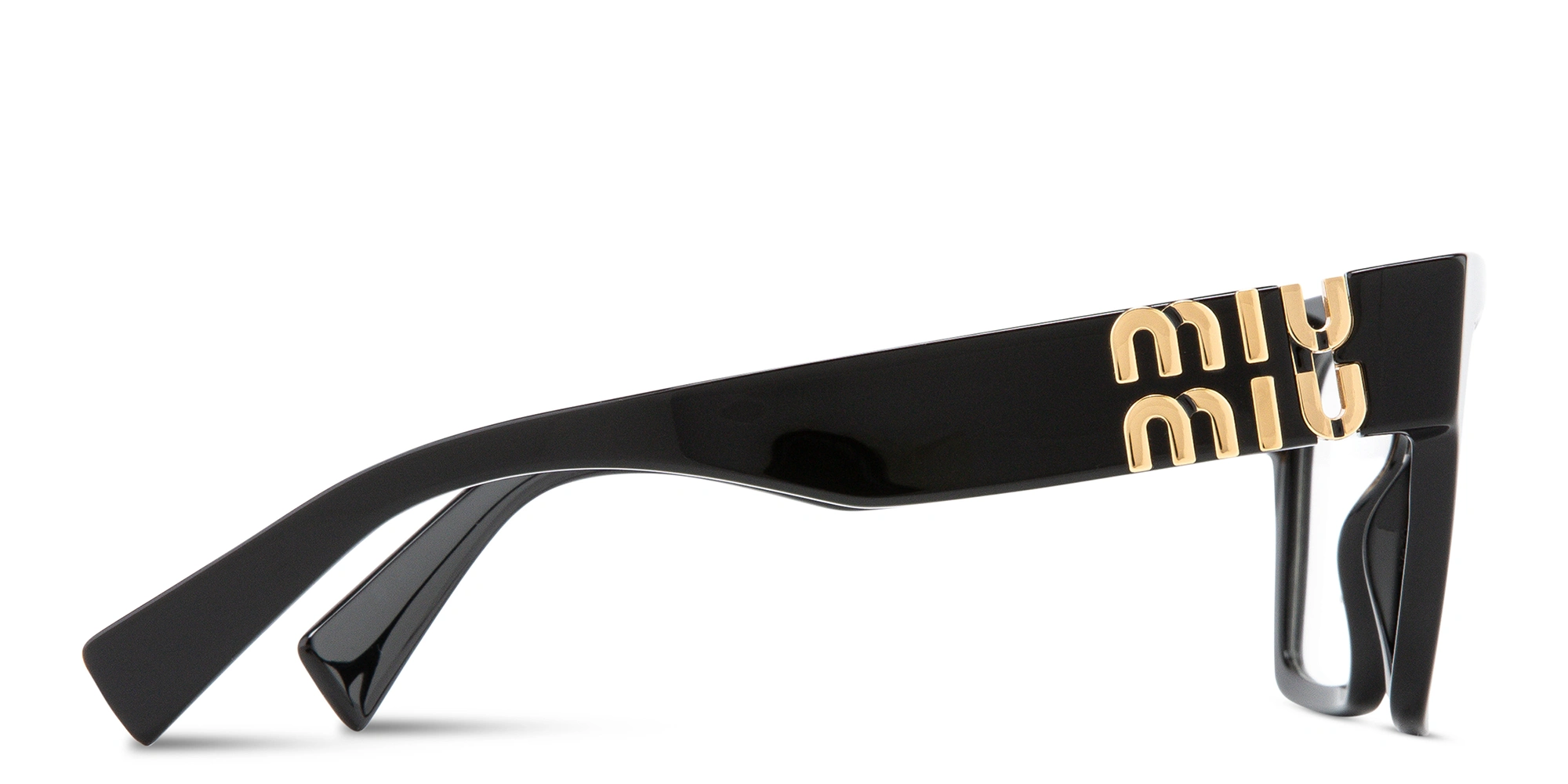 MIU MIU Vertical Logo Square Eyeglasses