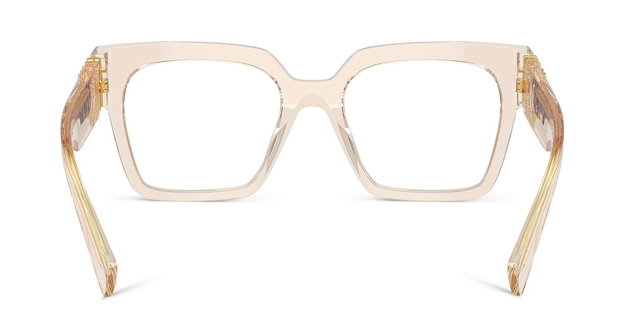 MIU MIU Vertical Logo Square Eyeglasses