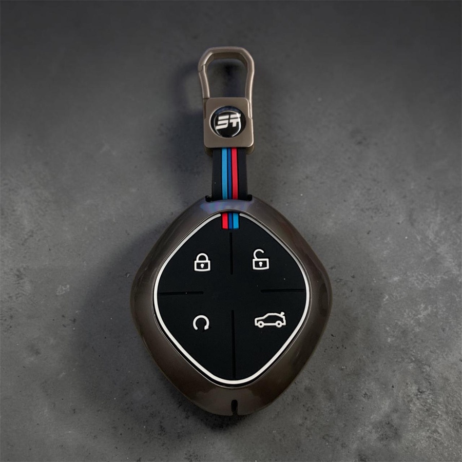 Car Key Silicone Metal Case for JETOUR Dashing-KJDASH