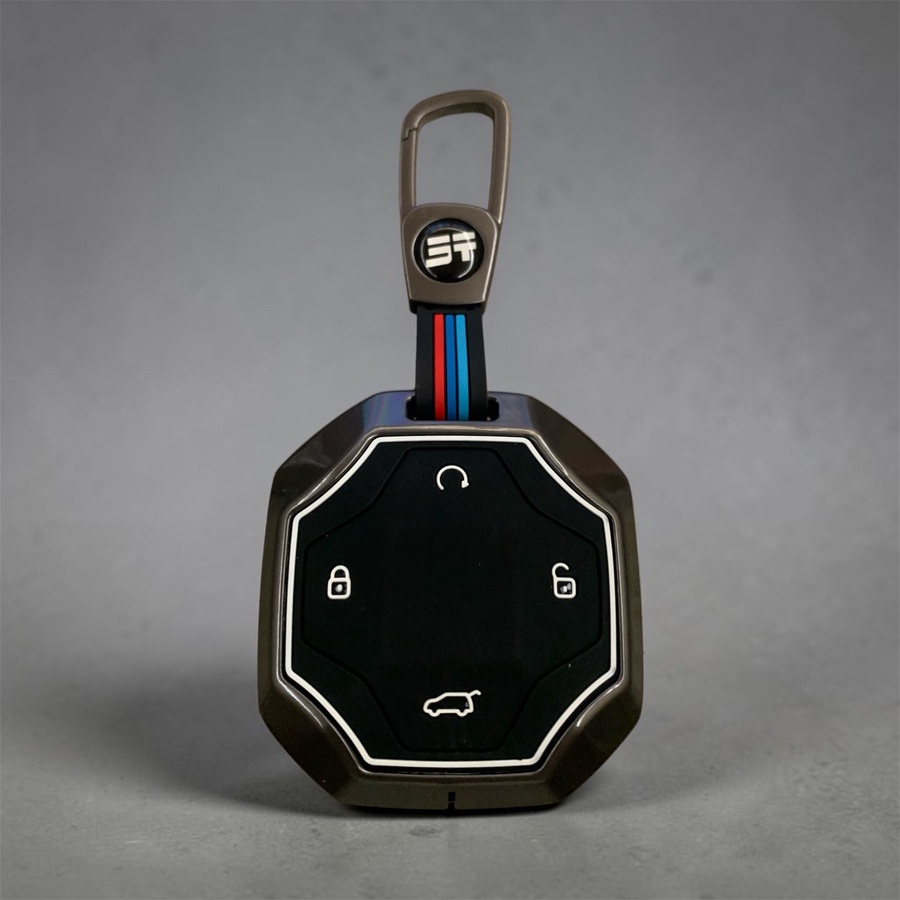 Car Key Silicone Metal Case for JETOUR T2-KJT2