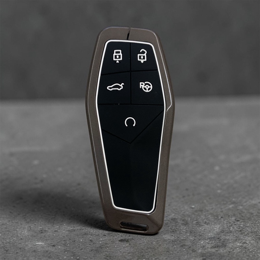 Car Key Silicone Metal Case for Soutwest (ROEWE)-KWEST
