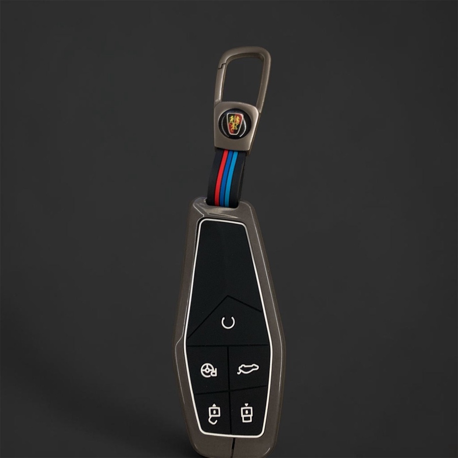 Car Key Silicone Metal Case for Soutwest (ROEWE)-KWEST