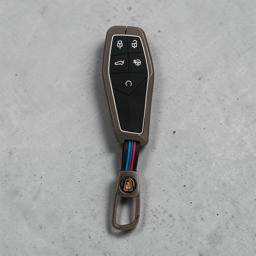 Car Key Silicone Metal Case for Soutwest (ROEWE)-KWEST