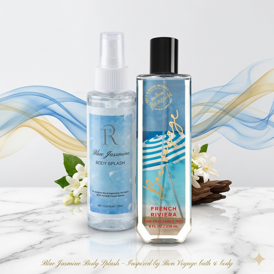 Blue Jasmine Body Splash – Inspired by Bon Voyage bath & body