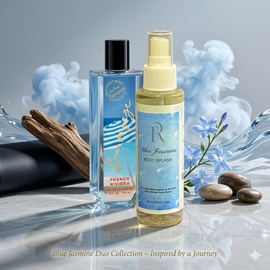 Blue Jasmine Body Splash – Inspired by Bon Voyage bath & body