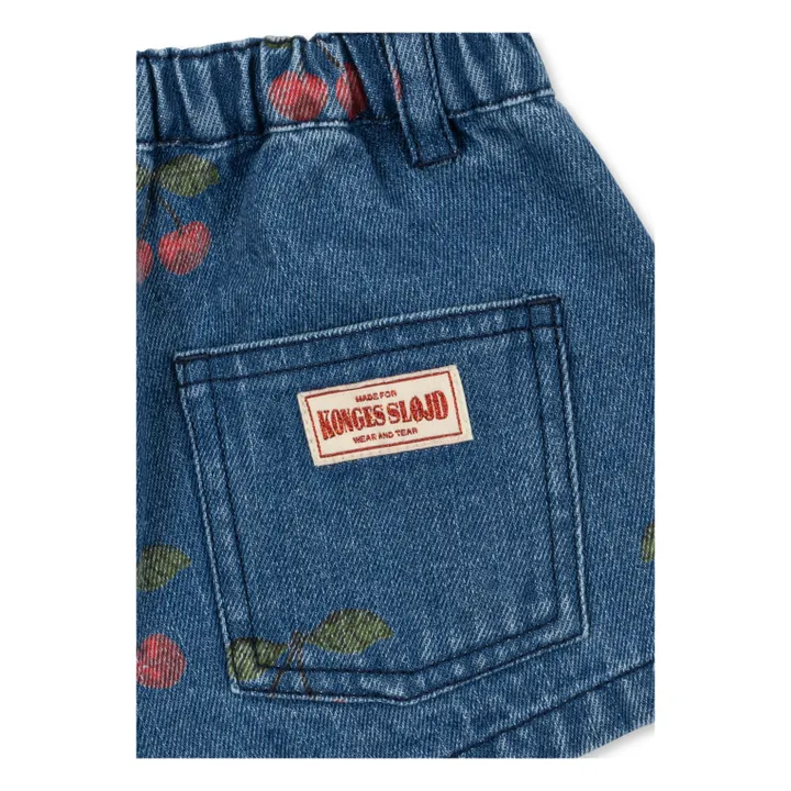 Denim skirt Magot Cerises Organic Cotton | Blue